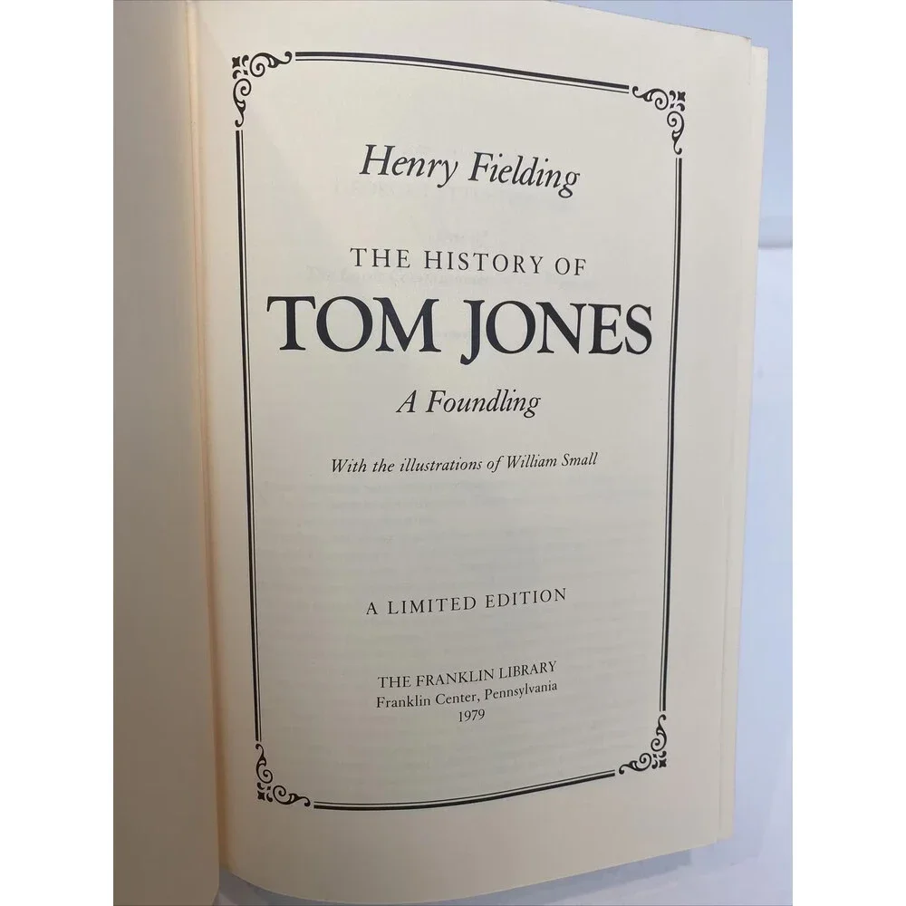 Tom Jones A Foundling By Fielding 1979 Great Books Leather Bound Franklin Mint